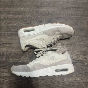 Nike Women's Air Max Cream and White Sneakers
